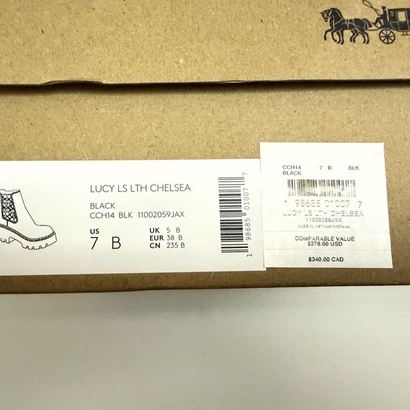 Coach Black Chelsea Boots - Picture 6 of 6